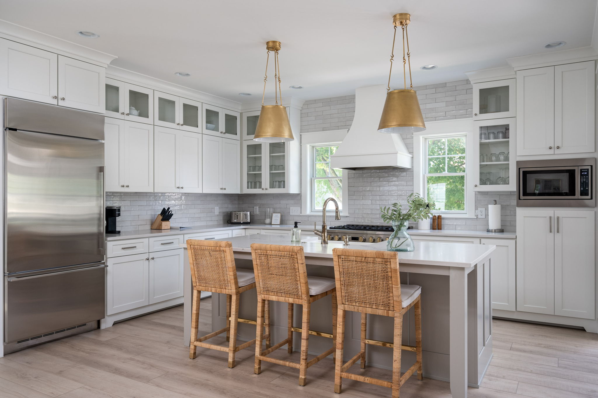 Living Room with Couches & TV In one of our South Haven Lake Michigan Vacation Rentals