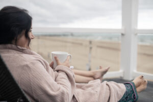 coffee Lake Michigan view