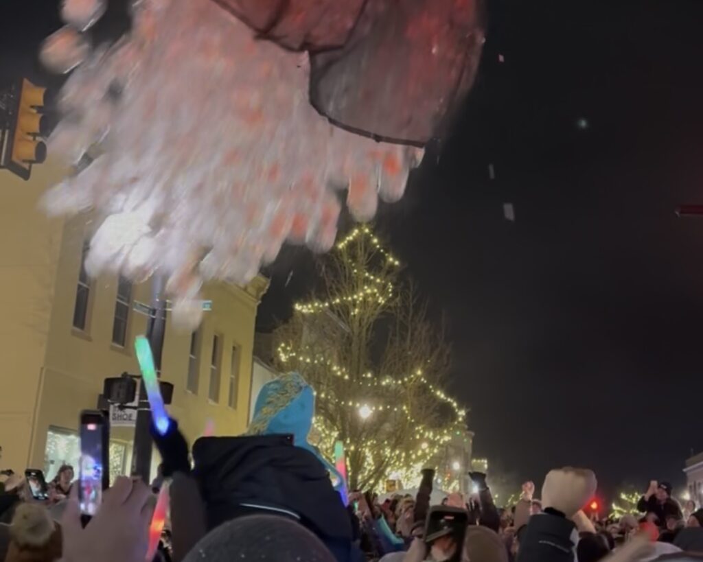 New Years ball drop in South Haven