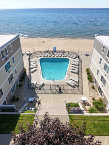 Pool over Lake Michigan