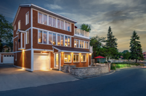 Lighthouse vacation rental with lighthouse view and Lake Michigan views